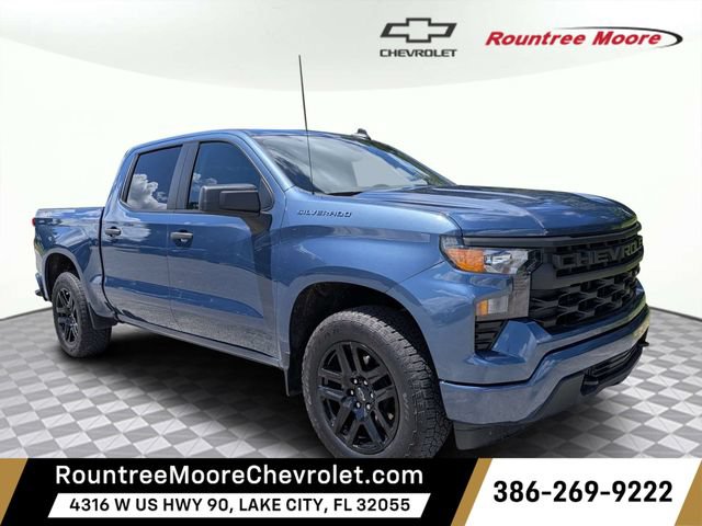 Used 2024 Chevrolet Silverado 1500 Custom w/ Turbomax Blackout Package