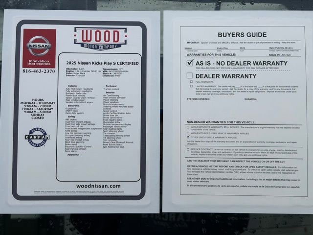 Certified 2025 Nissan Kicks Play S image 9