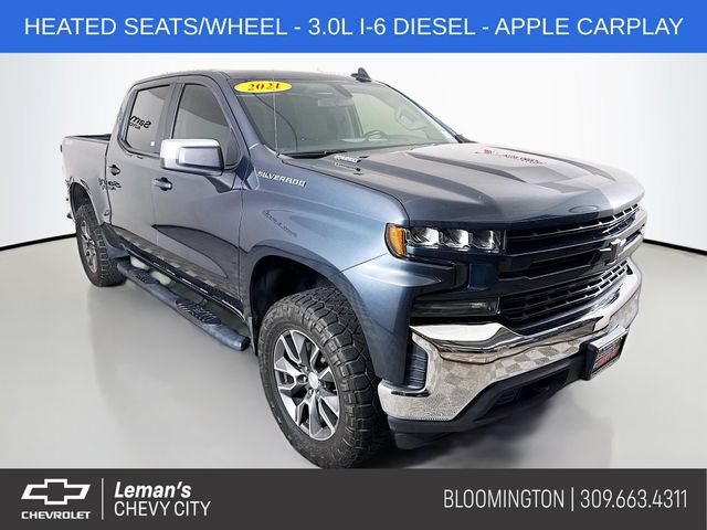 Used 2021 Chevrolet Silverado 1500 LT w/ Bed Protection Package AWD/4WD image 1