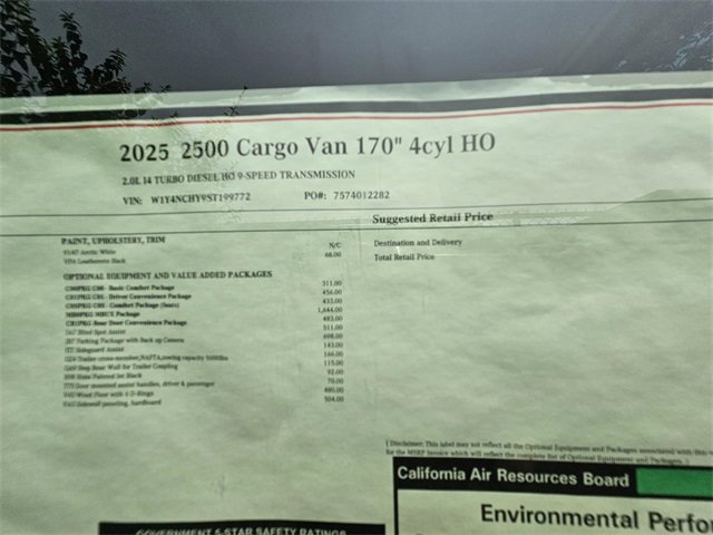 New 2025 Mercedes-Benz Sprinter 2500 image 17