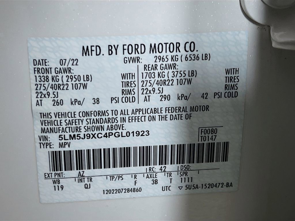 Used 2023 Lincoln Aviator Black Label w/ Dynamic Handling Package image 34