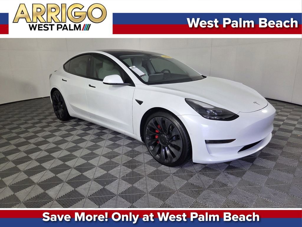 Used 2021 Tesla Model 3 Performance image 1