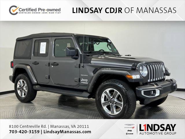 Certified 2022 Jeep Wrangler Unlimited Sahara w/ Cold Weather Group image 1