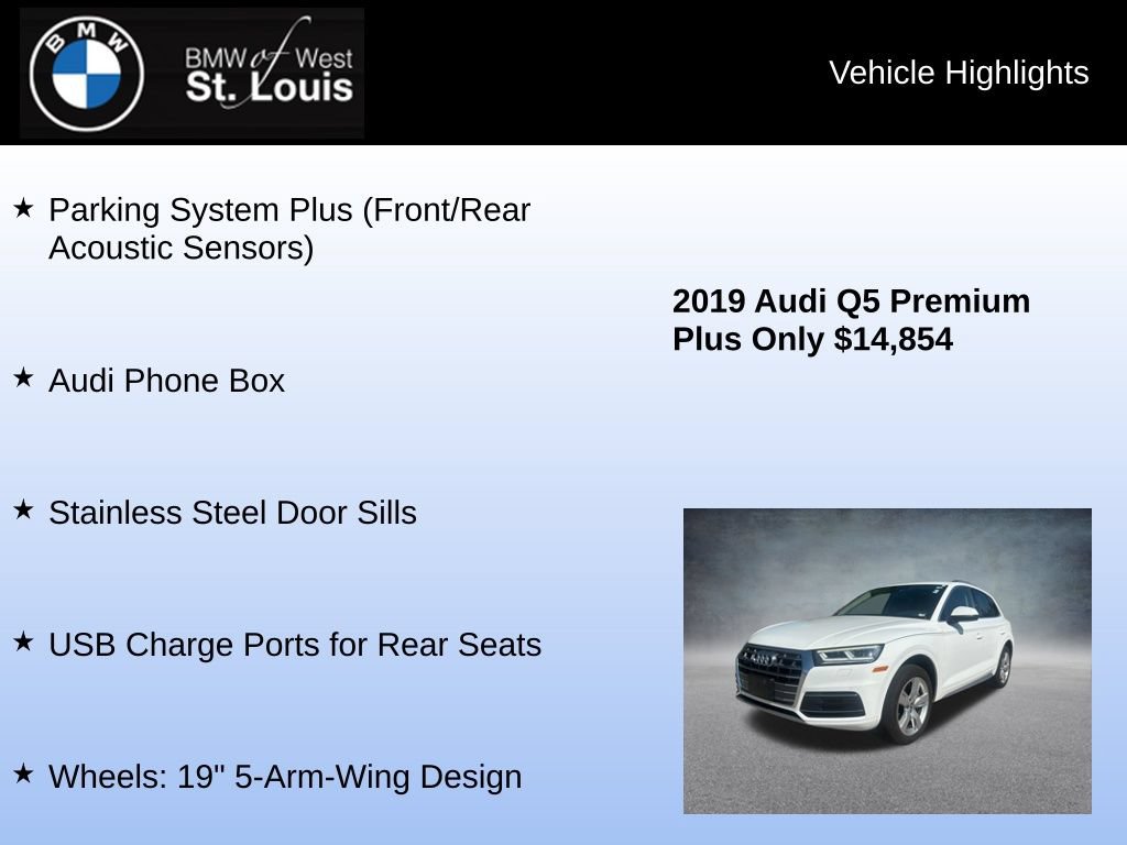 Used 2019 Audi Q5 2.0T Premium Plus w/ Premium Plus Package AWD/4WD image 23