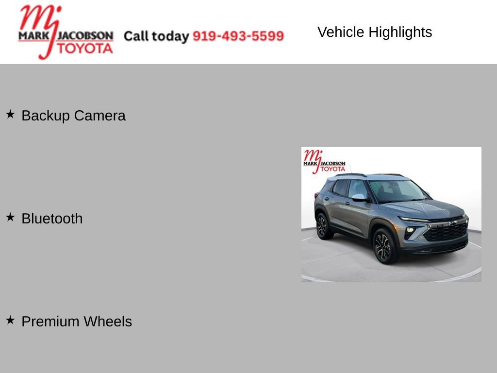 Used 2024 Chevrolet TrailBlazer ACTIV w/ Driver Confidence Package image 6