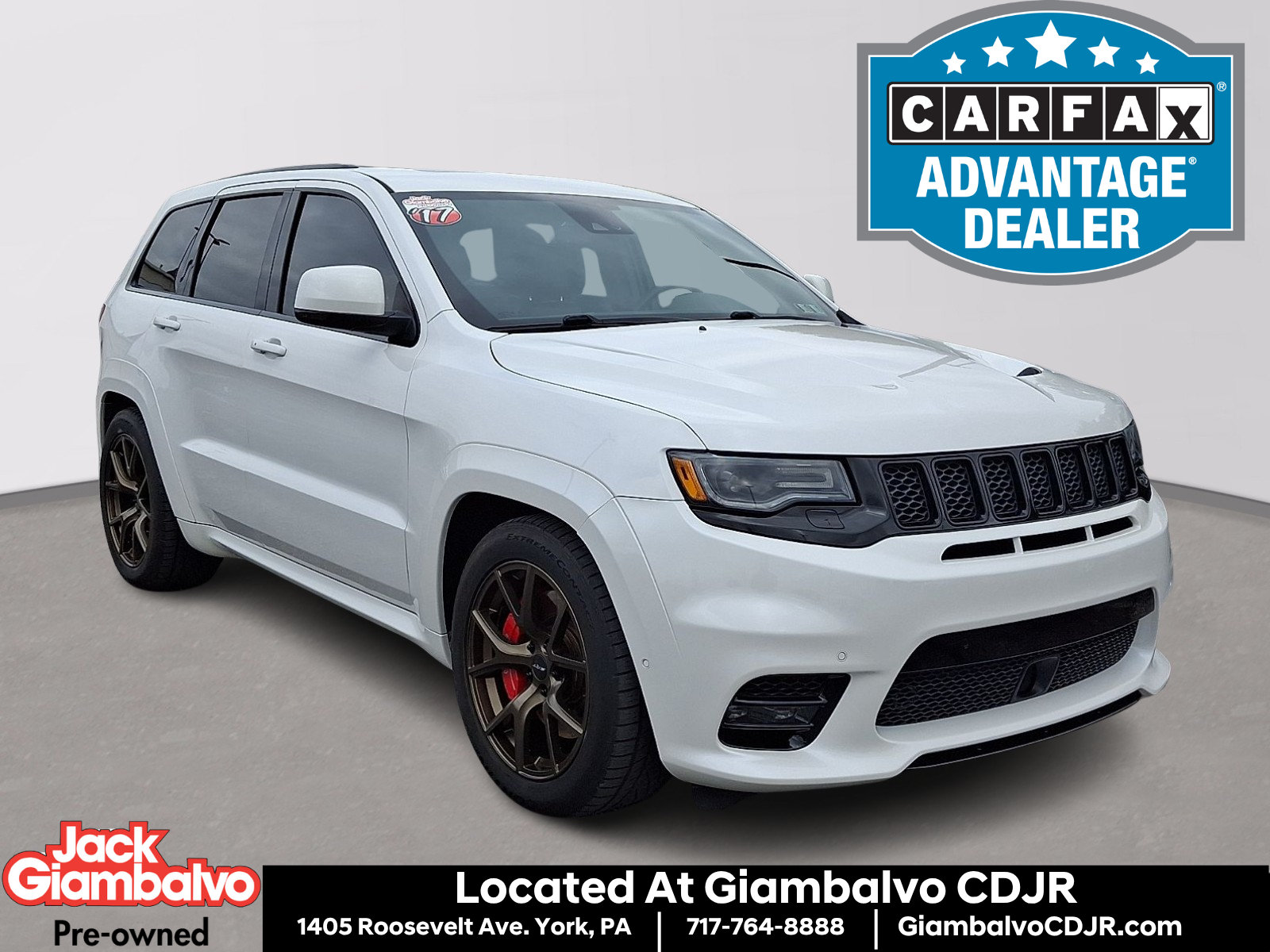 Used 2017 Jeep Grand Cherokee SRT w/ Trailer Tow Group IV