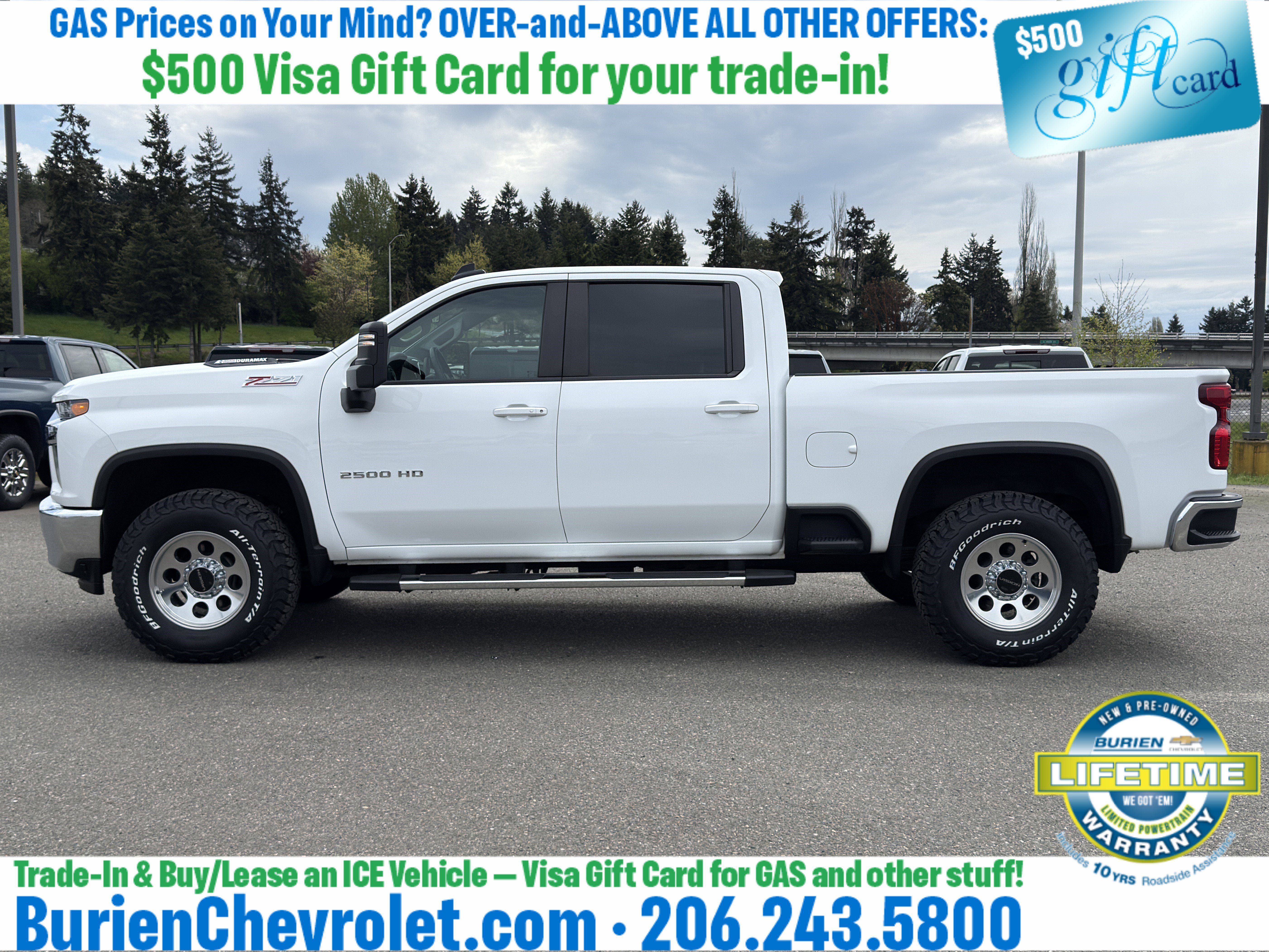 Used 2023 Chevrolet Silverado 2500 LT w/ Convenience Package AWD/4WD image 2