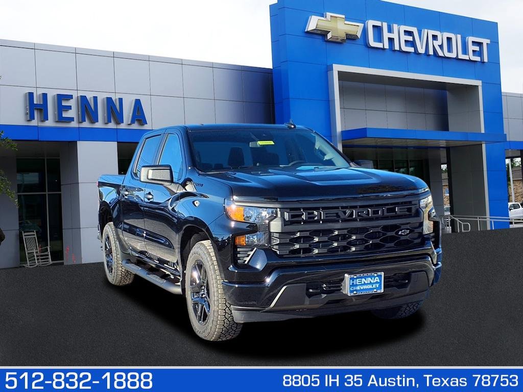 New 2026 Chevrolet Silverado 1500 Custom w/ Turbomax Blackout Package