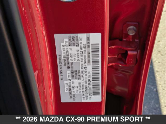 New 2026 MAZDA CX-90 3.3 Turbo w/ Premium Sport Pkg image 13