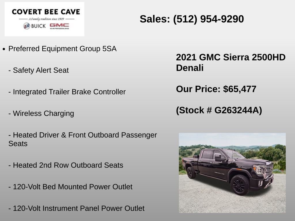 Used 2021 GMC Sierra 2500 Denali w/ Denali Black Diamond Edition AWD/4WD image 18
