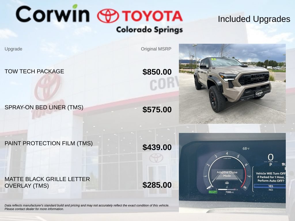 Used 2025 Toyota Tacoma TRD Pro w/ Tow Tech Package AWD/4WD image 4