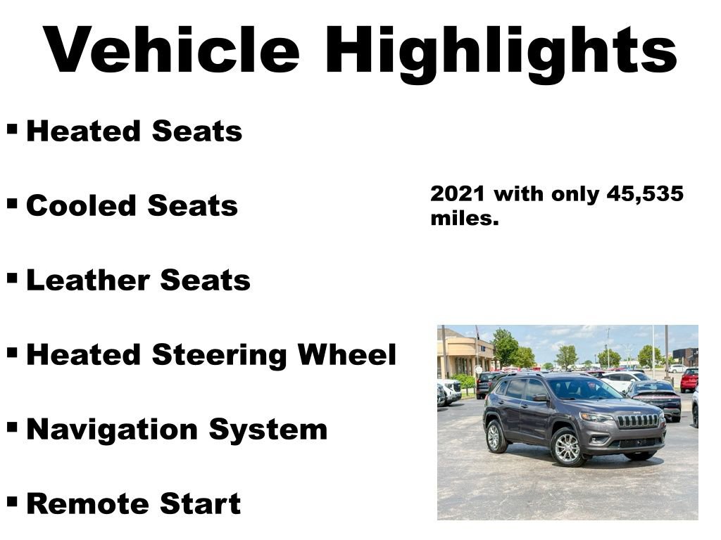 Used 2021 Jeep Cherokee Latitude Plus AWD/4WD image 6