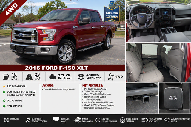 Used 2016 Ford F150 XLT w/ Equipment Group 302A Luxury AWD/4WD image 38