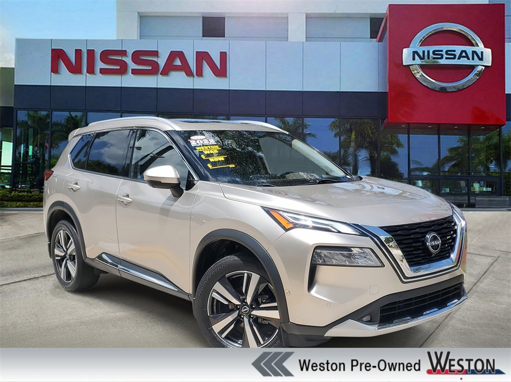 Certified 2022 Nissan Rogue Platinum w/ Head-Up Display Package