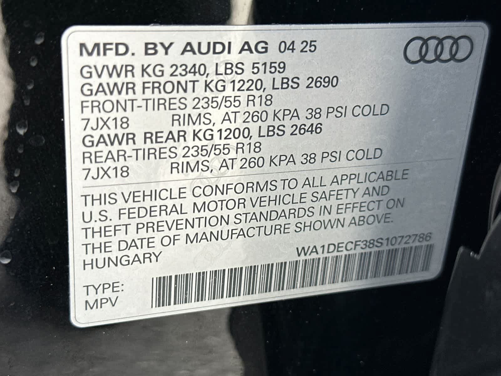Used 2025 Audi Q3 2.0T Premium w/ Convenience Package AWD/4WD image 28