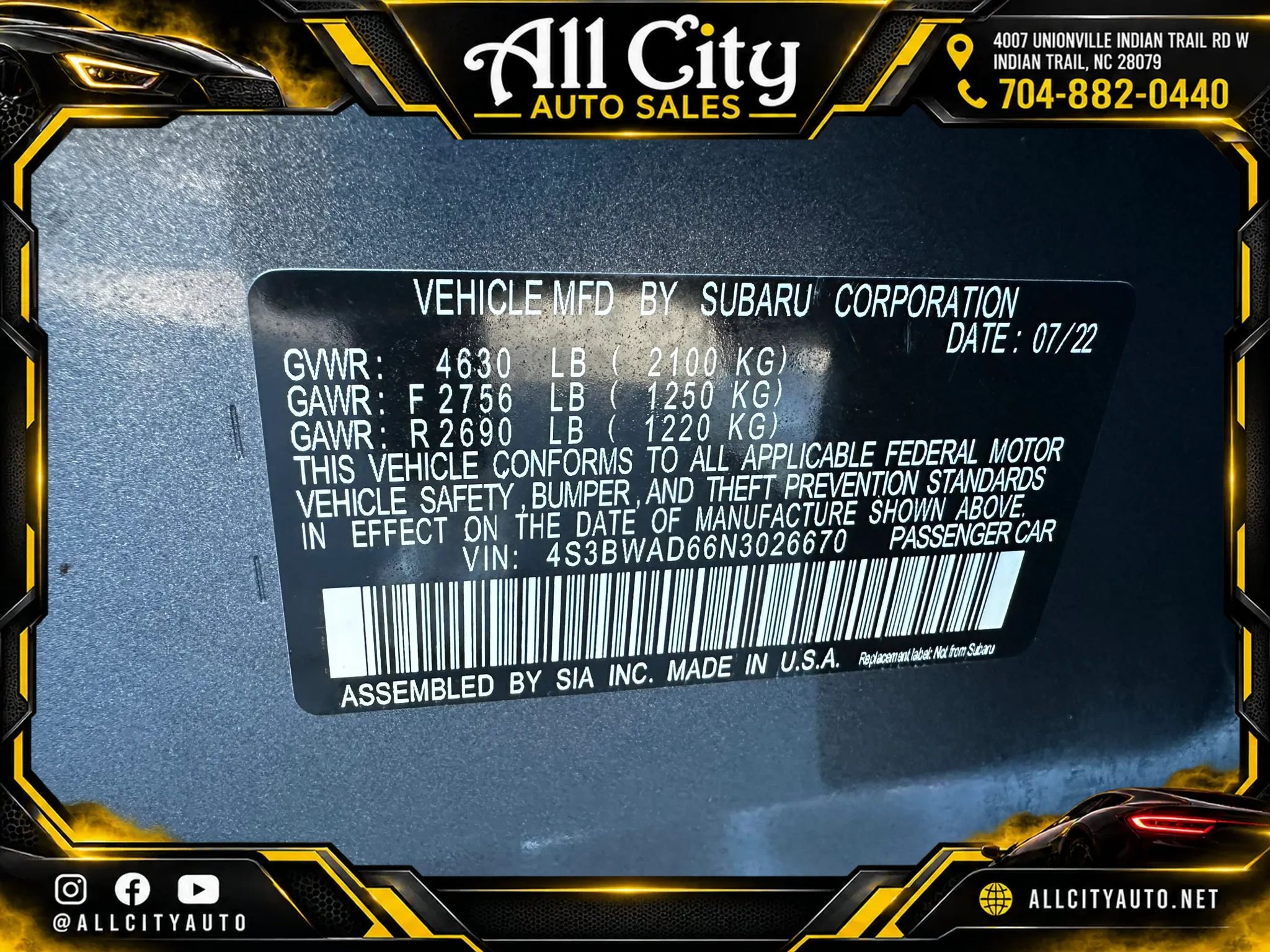 Used 2022 Subaru Legacy Premium AWD/4WD image 46