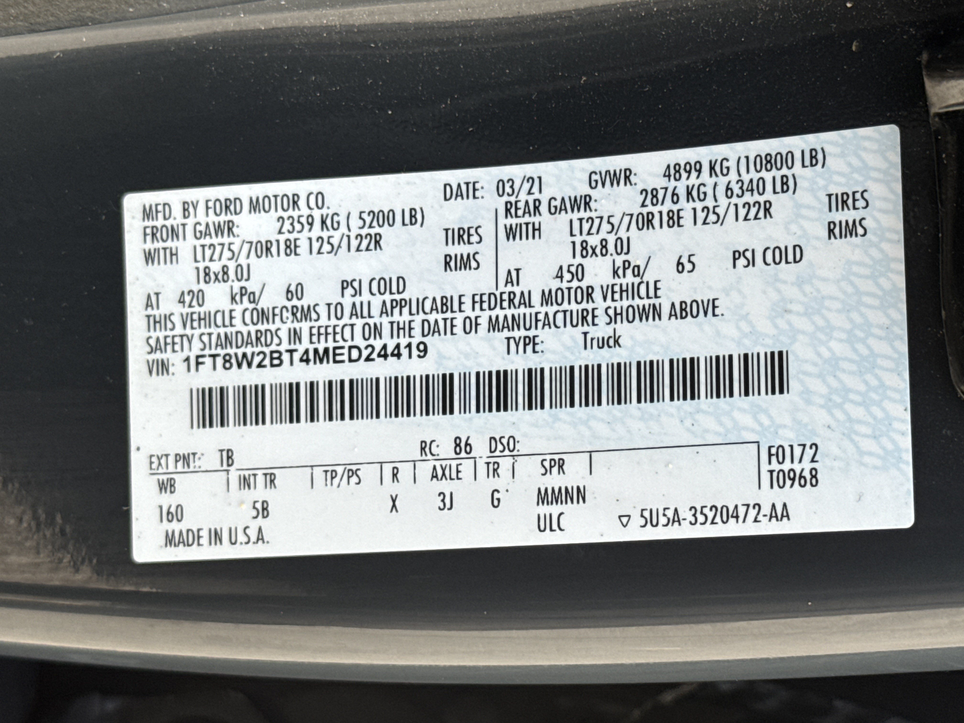 Used 2021 Ford F250 Lariat w/ Lariat Ultimate Package AWD/4WD image 37
