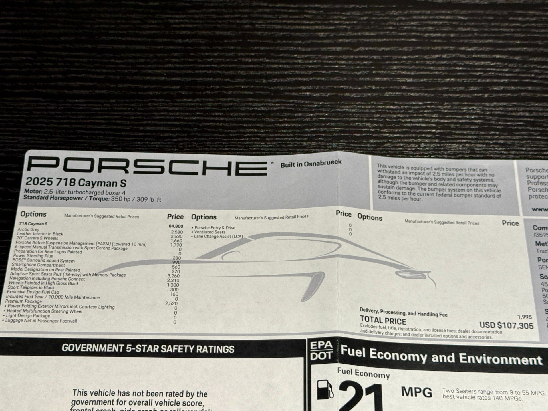 Used 2025 Porsche 718 Cayman S image 79