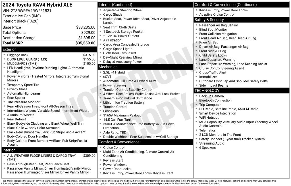 Used 2024 Toyota RAV4 XLE AWD/4WD image 6