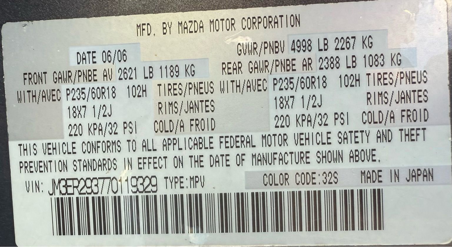 Used 2007 MAZDA CX-7 Sport image 25