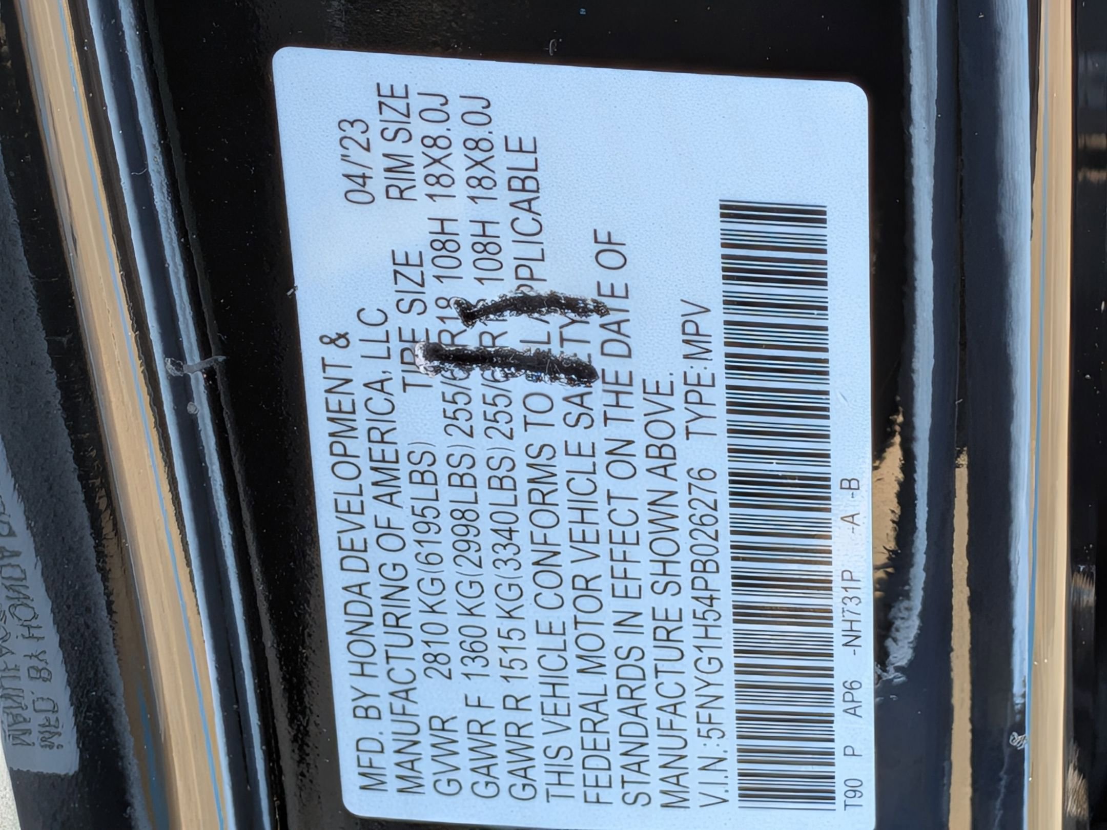 Certified 2023 Honda Pilot EX-L image 36