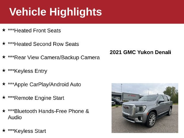 Used 2021 GMC Yukon Denali AWD/4WD image 4