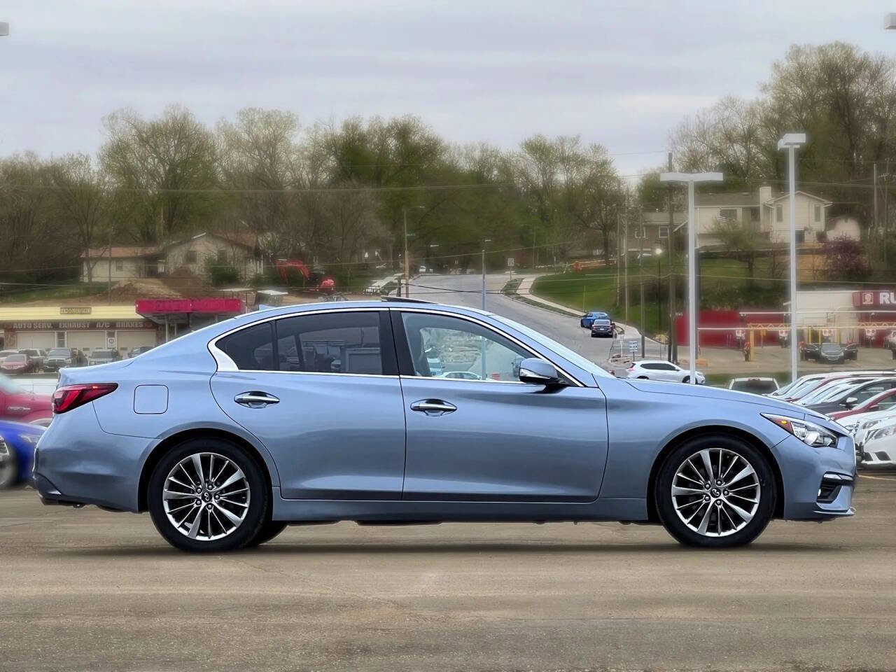Used 2019 INFINITI Q50 Luxe w/ Essential Package (3.0T Luxe) image 8