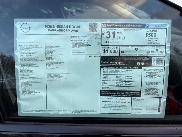 New 2026 Nissan Rogue Dark Armor AWD/4WD image 30