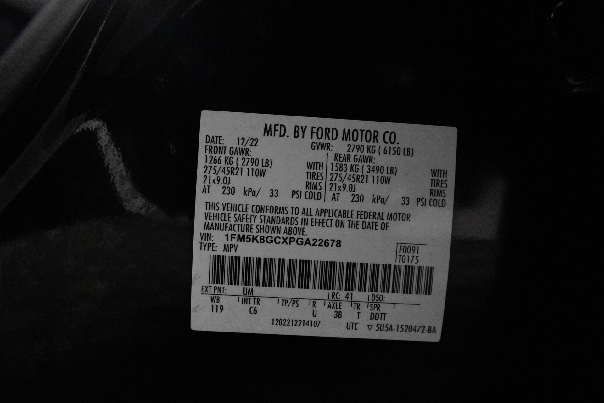 Used 2023 Ford Explorer ST w/ Equipment Group 401A AWD/4WD image 47