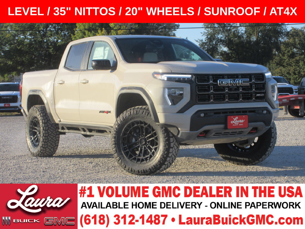 New 2026 GMC Canyon AT4X w/ LPO, Black Badging Package
