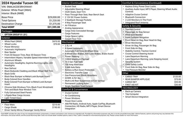 Certified 2024 Hyundai Tucson SE image 10