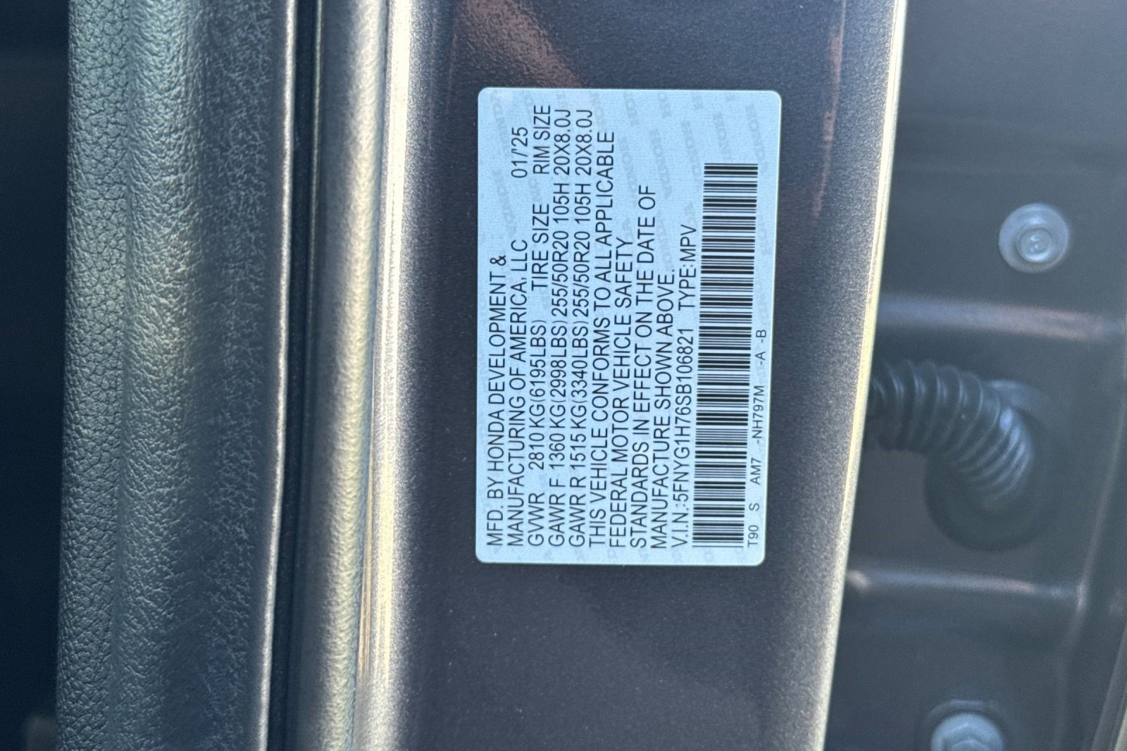 Certified 2025 Honda Pilot Touring image 20