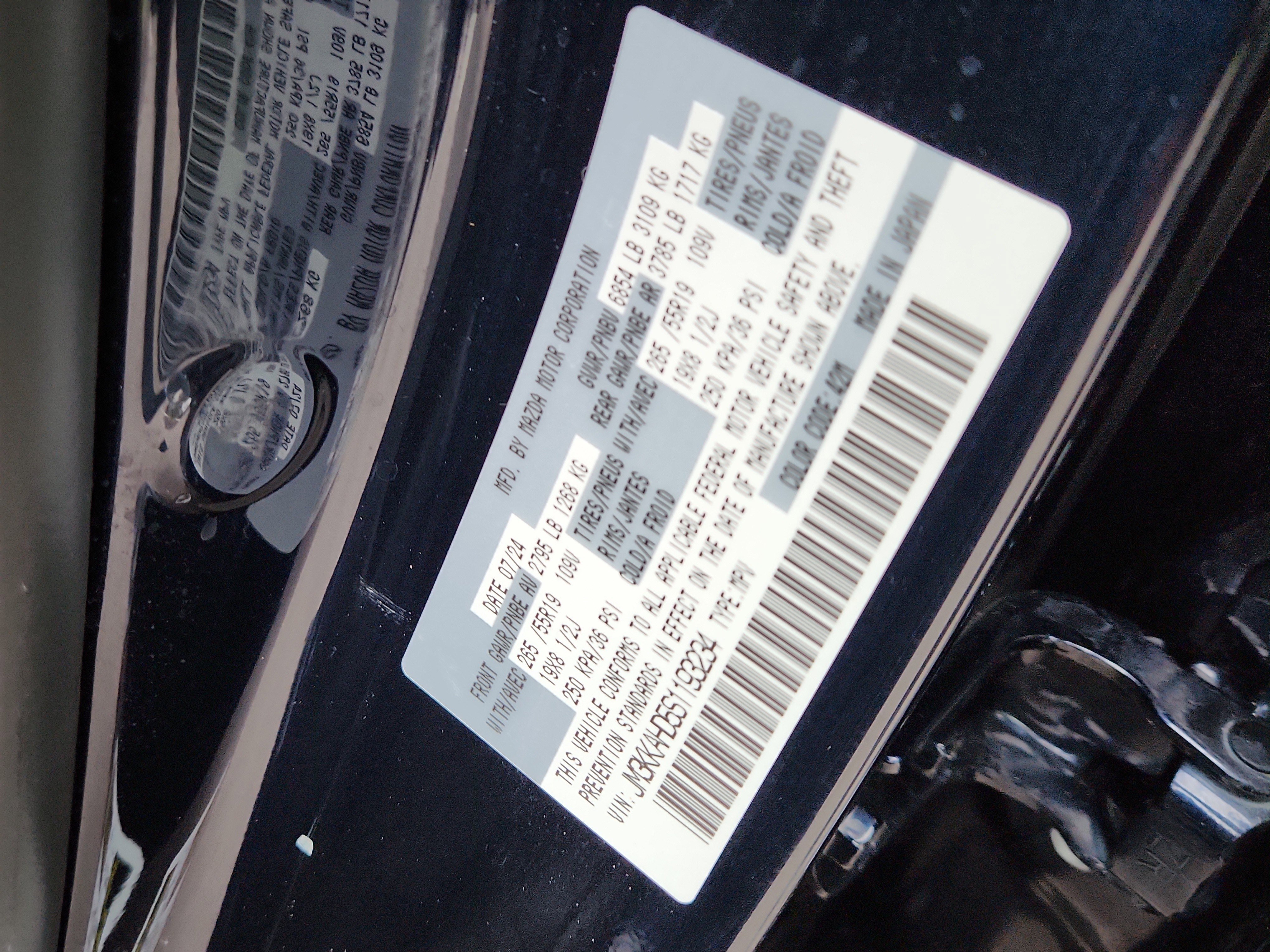 Used 2025 MAZDA CX-90 3.3 Turbo w/ Select Package image 19