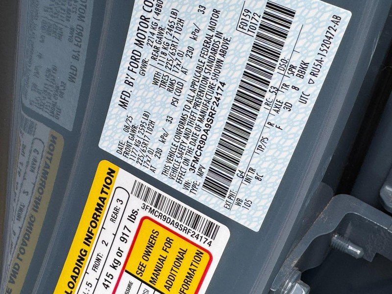 New 2025 Ford Bronco Sport Badlands w/ Badlands Tech Package image 17