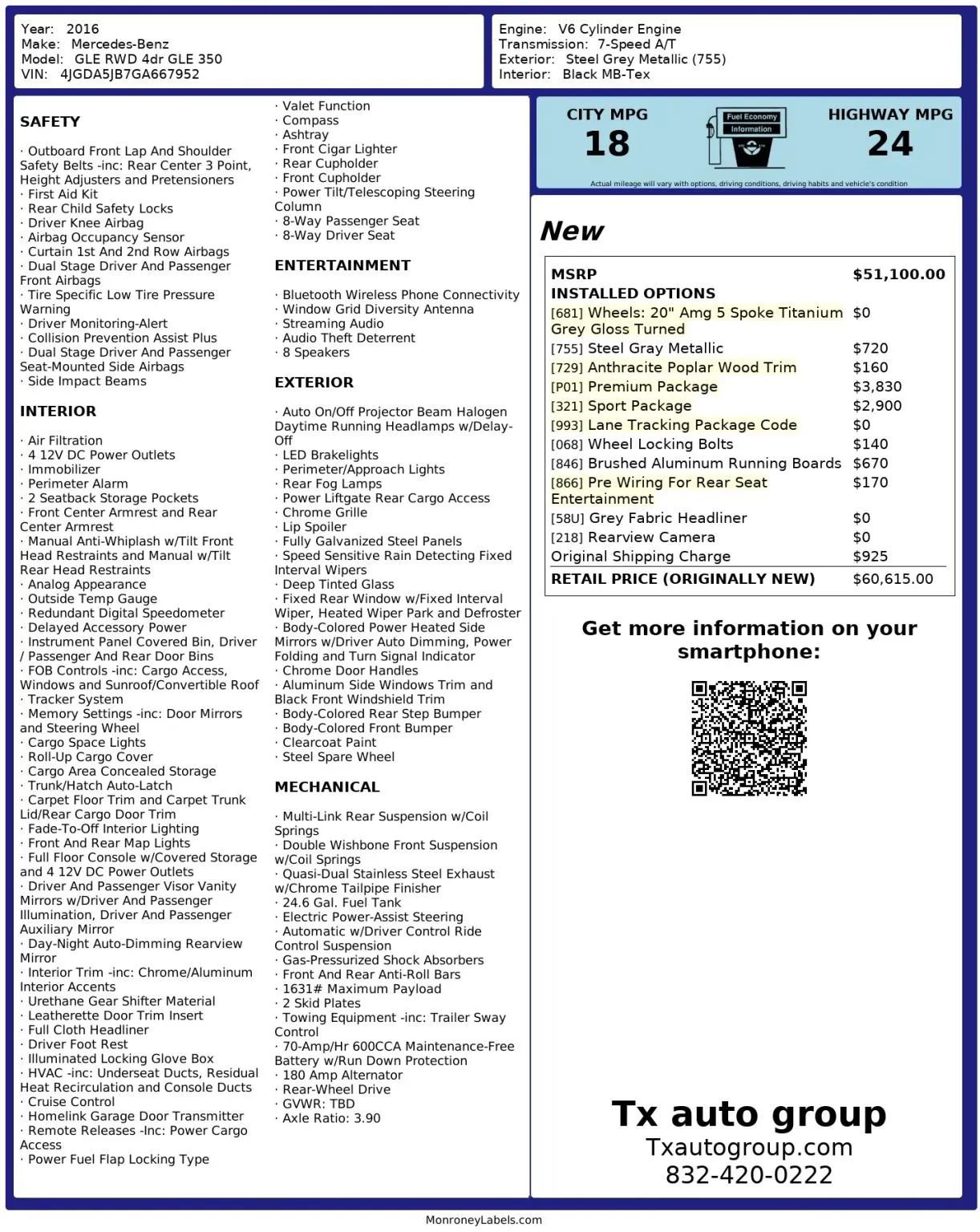 Used 2016 Mercedes-Benz GLE 350 image 3