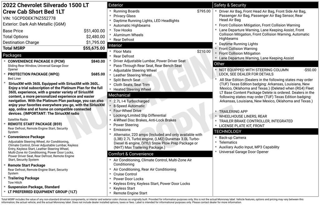 Used 2022 Chevrolet Silverado 1500 LT w/ Convenience Package II AWD/4WD image 17
