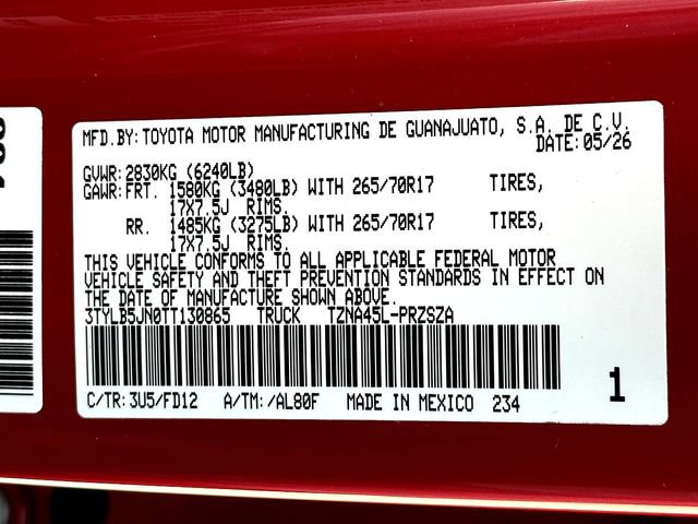New 2026 Toyota Tacoma TRD Off-Road AWD/4WD image 24