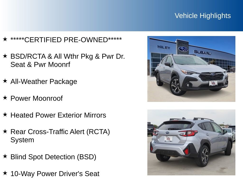 Certified 2025 Subaru Crosstrek 2.0i Premium image 5