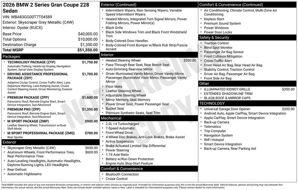 Used 2026 BMW 228i w/ Technology Package image 11