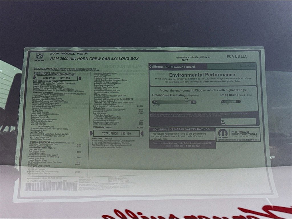 New 2026 RAM 3500 Big Horn image 21