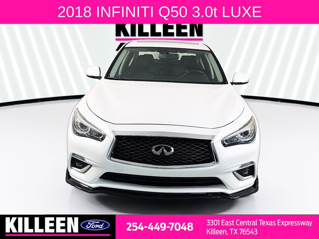 Used 2018 INFINITI Q50 Luxe w/ Essential Package (3.0T Luxe) AWD/4WD image 2