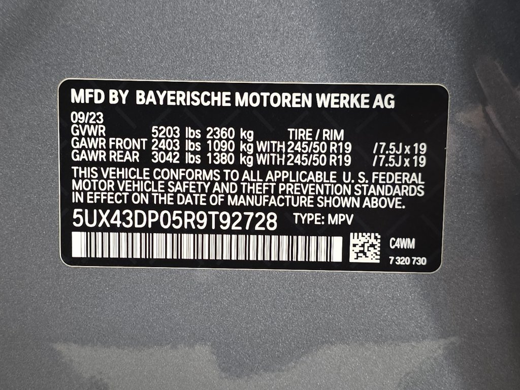 Used 2024 BMW X3 sDrive30i w/ Convenience Package RWD image 34