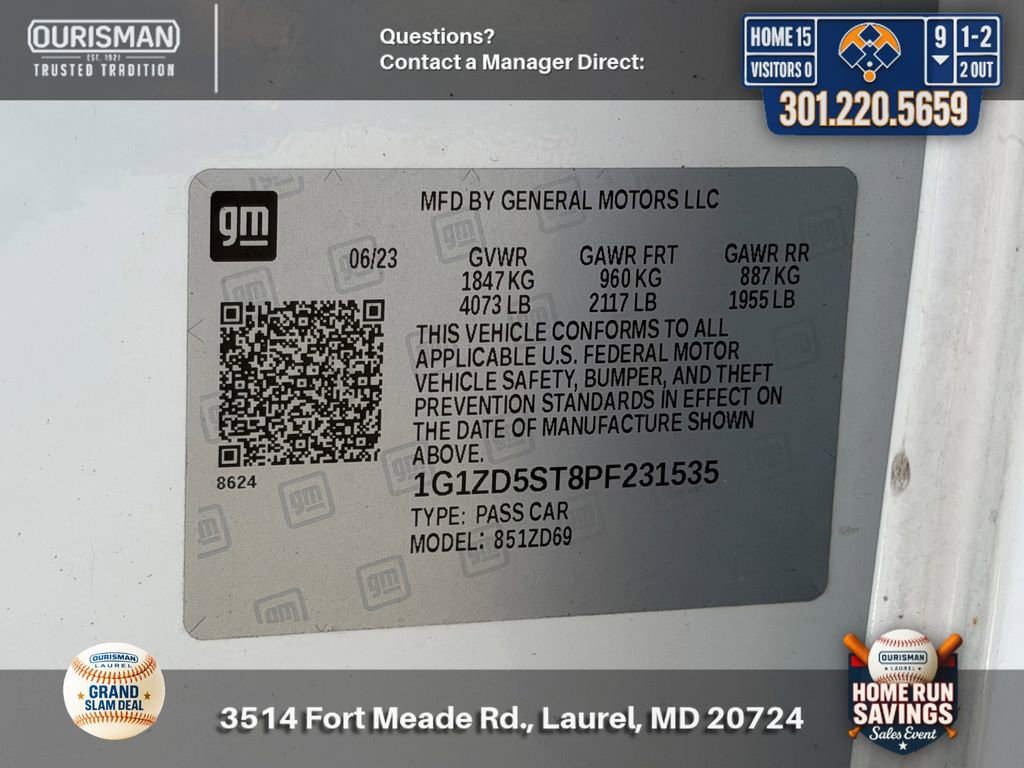 Used 2023 Chevrolet Malibu LT FWD image 33