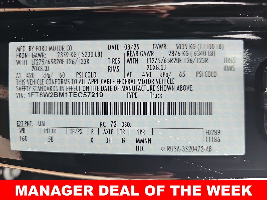 New 2026 Ford F250 Lariat w/ Black Appearance Package image 41