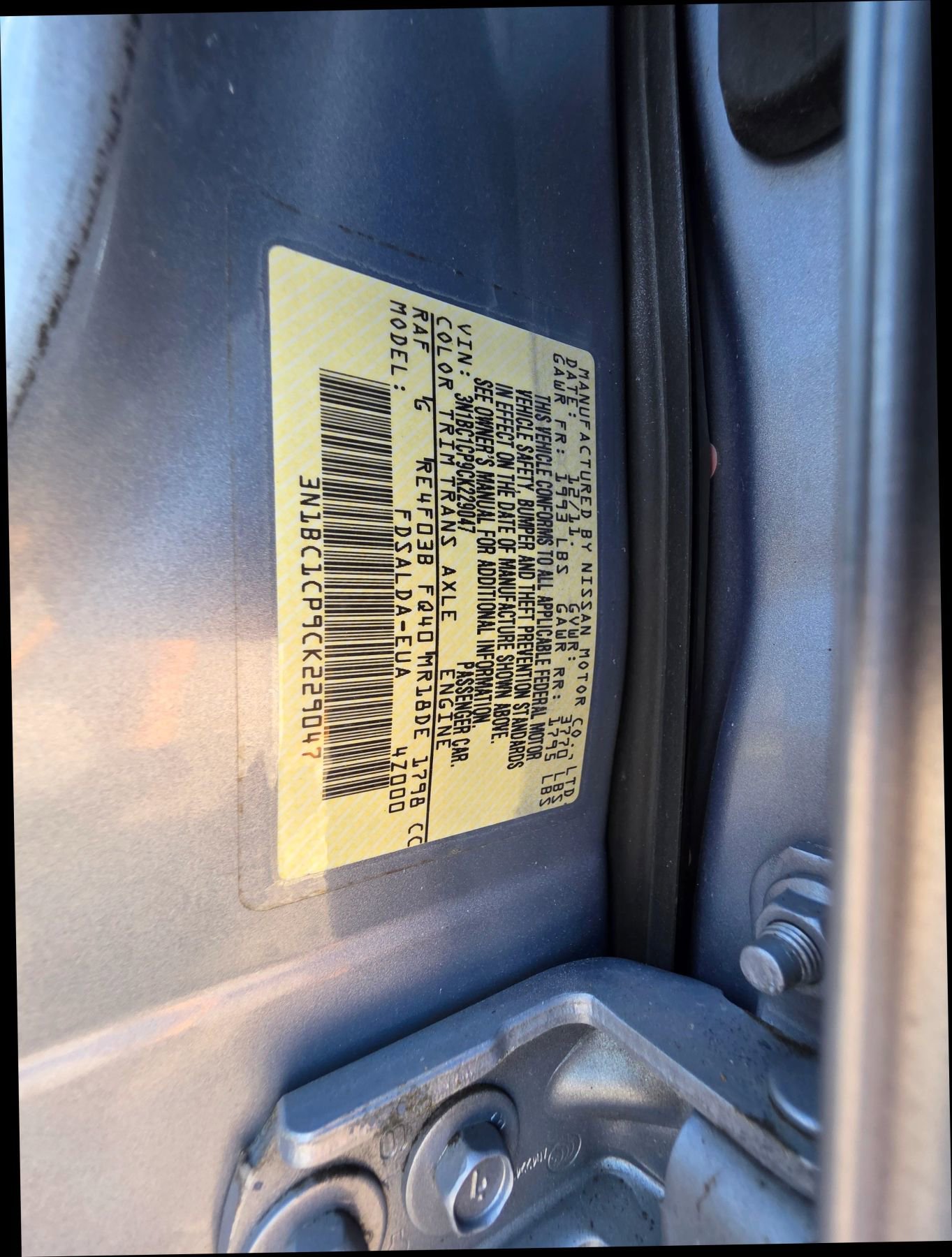 Used 2012 Nissan Versa 1.8 S w/ Plus Pkg image 25