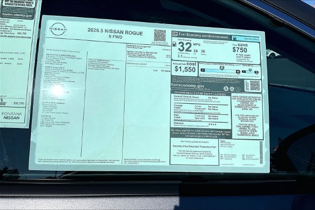 New 2026 Nissan Rogue S FWD image 12