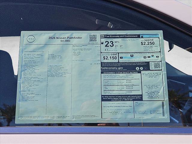 New 2026 Nissan Pathfinder SV image 18