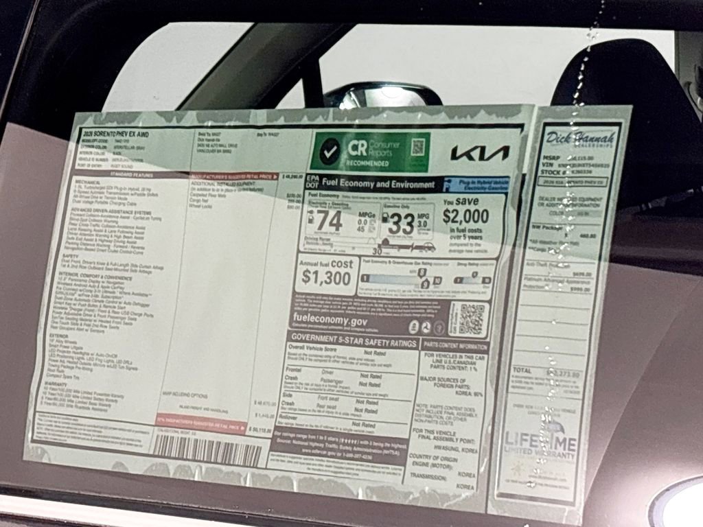 New 2026 Kia Sorento EX image 24