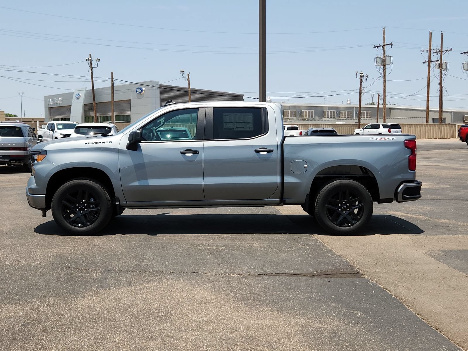 New 2026 Chevrolet Silverado 1500 Custom w/ LPO, Dark Essentials Package AWD/4WD image 2