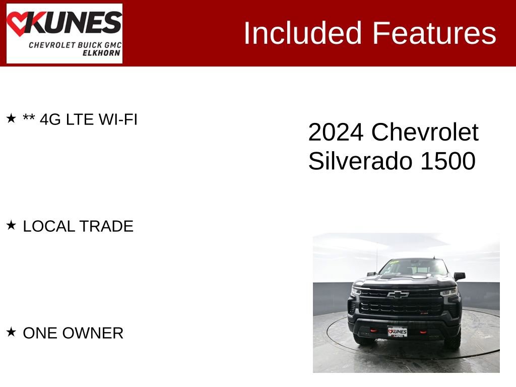 Used 2024 Chevrolet Silverado 1500 LT Trail Boss w/ Convenience Package II image 3